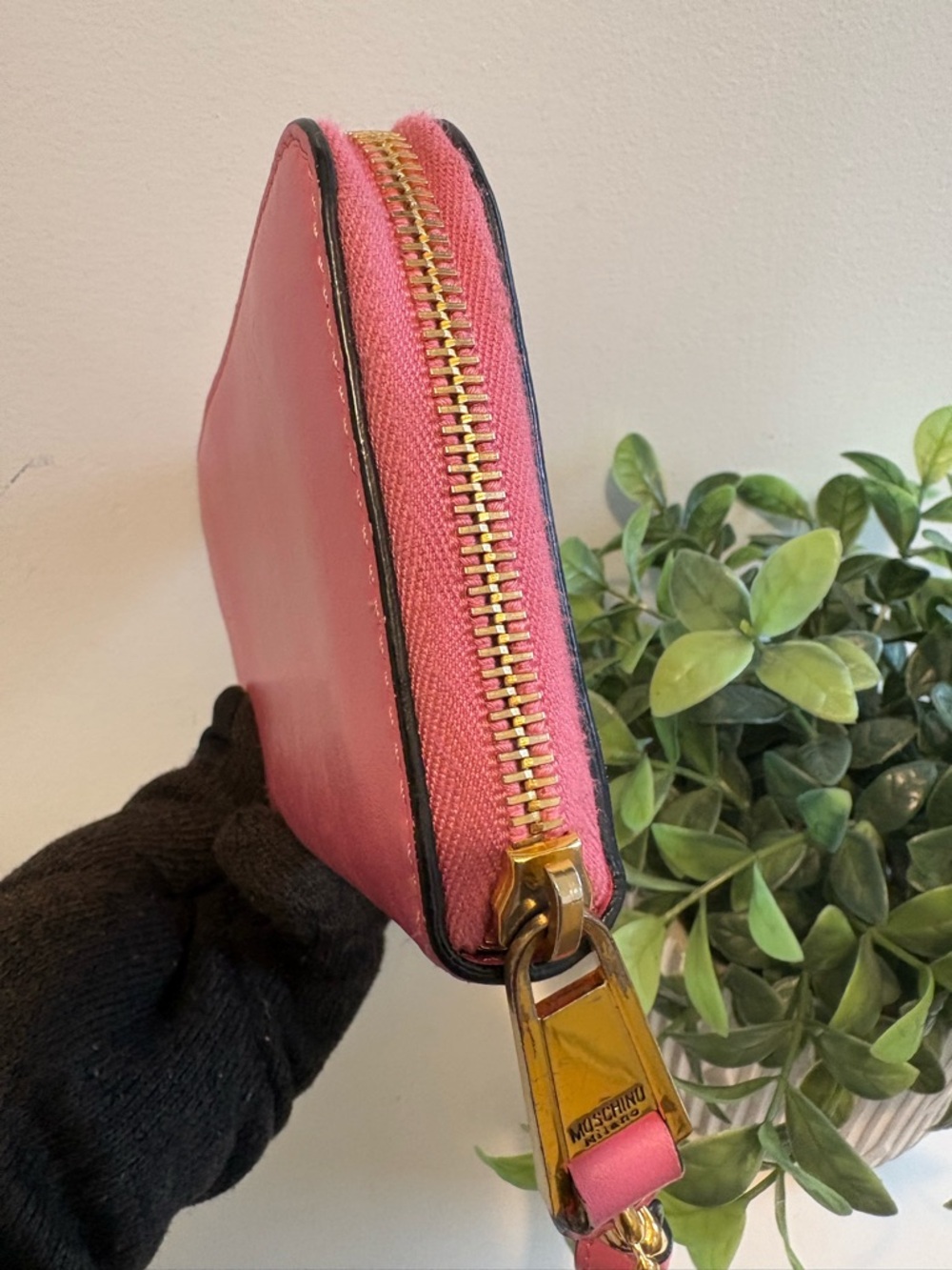 Moschino Studded Wristlet/ Wallet EUC - Picture 5 of 10